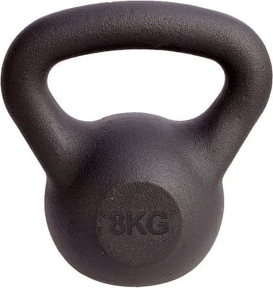 Dumbbells De Max - Pro Fitness 8kg Gietijzeren Kettlebell