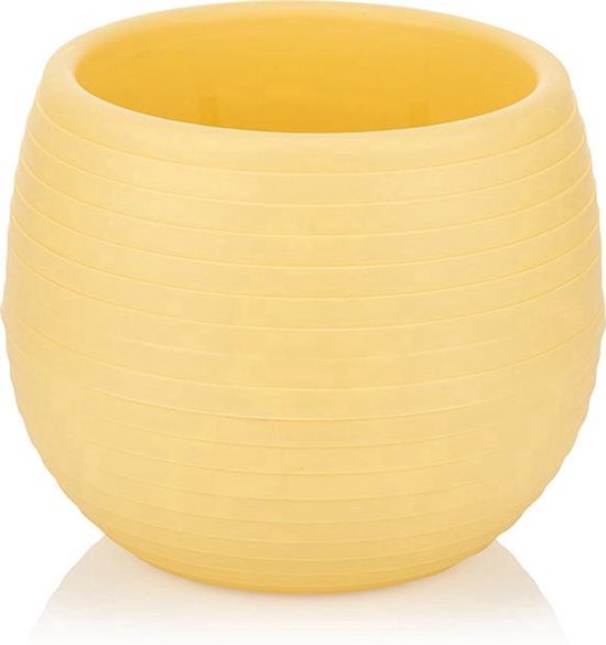 Bloempot De Max - Set van 6 Stuks - Geel - 13cm