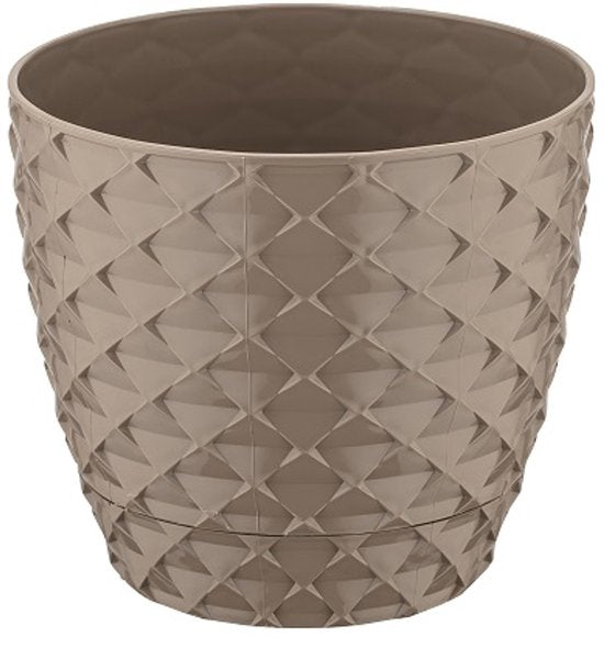 Bloempot Serinova - Set van 5 Stuks - Taupe