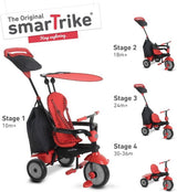 Driewieler SmarTrike - Zwart