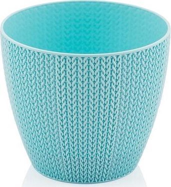 Bloempot De Max - Blauw - 17cm