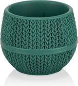 Bloempot Serinova - Set van 6 Stuks - Antraciet - 6,5cm