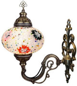 Wandlamp De Max - Turkse - Mozaïek - Bruin - 15cm