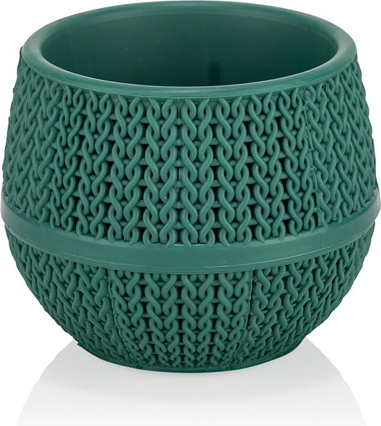 Bloempot De Max - Set van 6 Stuks - Groen - 6,5cm