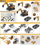 Constructiespeelgoed Smartfox - JCB Tracked Excavator Construction Kit
