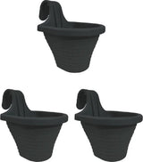 Plantenbak De Max - Set van 2 Stuks - Antraciet - 3L