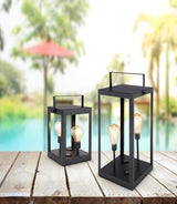Lantaarn Globo Lighting - Metaal - Zwart