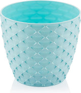 Bloempot De Max - Set van 2 Stuks - Wit - 22cm - 5L
