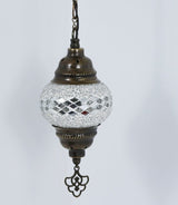 Hanglamp Halay - Oosterse - Mozaïek - Blauw - 53cm