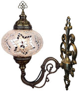 Wandlamp De Max - Turkse - Mozaïek - Bruin - 15cm