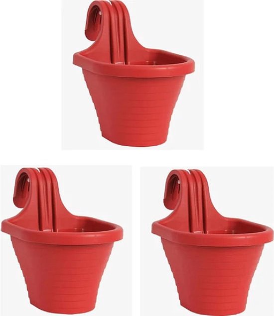 Plantenbak De Max - Set van 2 Stuks - Rood