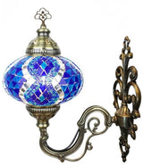 Wandlamp De Max - Turkse - Mozaïek - Bruin - 15cm