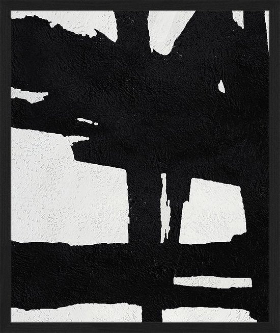 Wandpaneel Jacob Baden - Zwart - 53x63x3cm