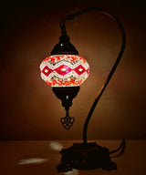 Tafellamp De Max - Turkse - Mozaïek - Wit - 12cm