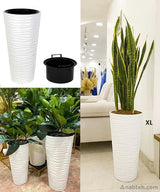 Bloempot De Max - Beige - 70cm