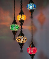 Hanglamp Merkloos - Turkse - Glas - 5 Bollen