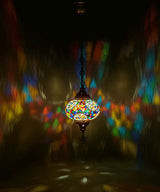 Hanglamp Merkloos - Turkse - Mozaïek - Wit - 19cm