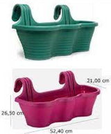 Plantenbak Serinova - Set van 2 Stuks - Rood - 10L