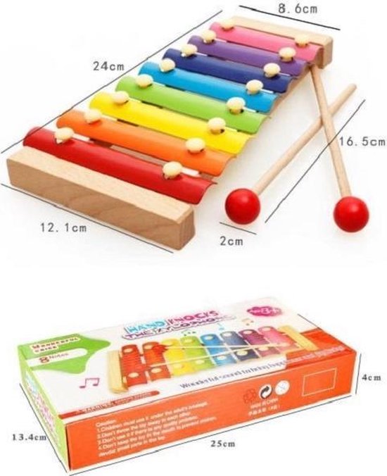 Speelgoedinstrument De Max - Houten Speelgoed