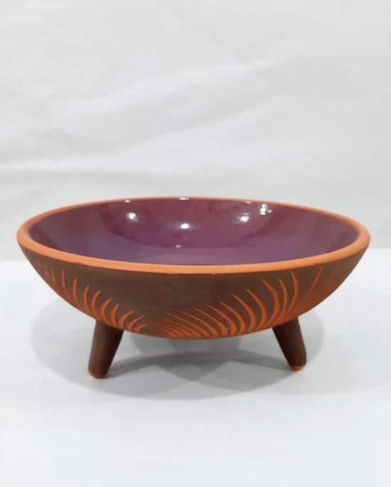 Serveerschaal De Max - Handgemaakt - Paars - 25cm