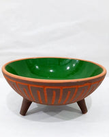 Serveerschaal De Max - Handgemaakt - Groen - 25cm