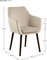 Eetkamerstoel De Max - Beige