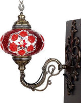 Wandlamp De Max - Turkse - Mozaïek - Bruin - 15cm