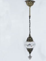 Hanglamp Halay - Oosterse - Mozaïek - Blauw - 53cm