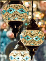 Hanglamp Merkloos - Turkse - Bruin - 25cm