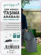 Tuinkar De Max - Antraciet - 50l