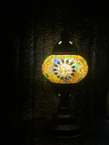 Tafellamp Halay - Turkse - Mozaïek - Goud