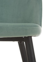 Eetkamerstoel De Max - Set van 2 Stuks - Moderne - Blauw