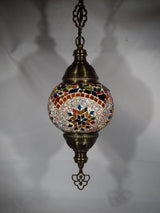 Hanglamp Merkloos - Turkse - Mozaïek - Wit - 19cm