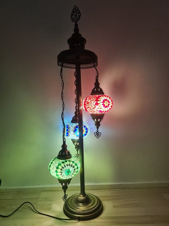 Staande Lamp Merkloos - Turkse - 3 Bollen
