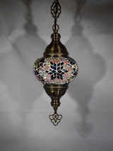 Hanglamp Merkloos - Turkse - Mozaïek - Wit - 19cm