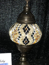 Tafellamp Halay - Turkse - Mozaïek - Goud