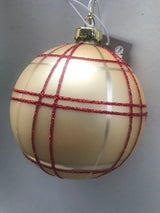 Kerstbal Christmas House - Glas - 8cm