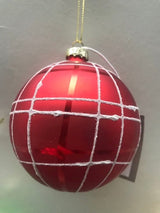 Kerstbal Christmas House - Glas - 8cm