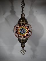Hanglamp Merkloos - Turkse - Mozaïek - Wit - 19cm
