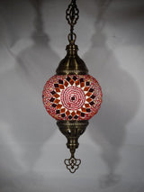 Hanglamp Merkloos - Turkse - Mozaïek - Wit - 19cm