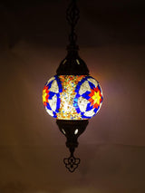 Hanglamp Merkloos - Turkse - Mozaïek - Wit - 19cm