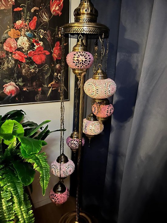 Staande Lamp De Max - Turkse - Paars
