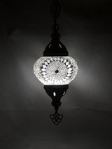 Hanglamp Merkloos - Turkse - Mozaïek - Wit - 19cm