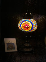Tafellamp Halay - Turkse - Mozaïek - Goud