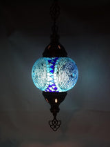 Hanglamp Merkloos - Turkse - Mozaïek - Wit - 19cm