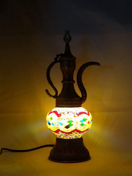 Tafellamp Halay - Oosterse - Mozaïek - 13cm