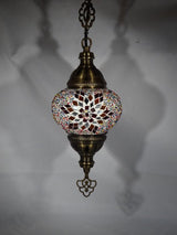 Hanglamp Merkloos - Turkse - Mozaïek - Wit - 19cm
