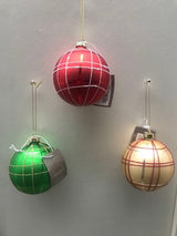 Kerstbal Christmas House - Glas - 8cm