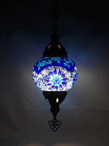 Hanglamp Merkloos - Turkse - Mozaïek - Wit - 19cm
