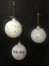 Kerstbal De Max - Wit